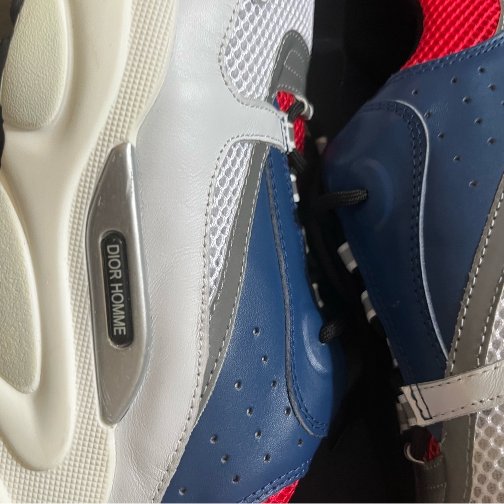 Dior Blue and White Sneakers Modern Design